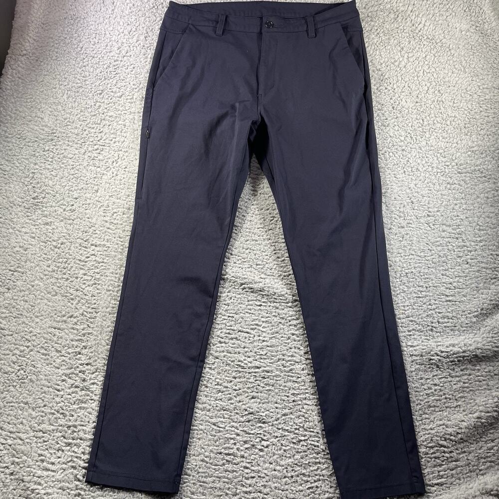 BYLT Premium Basics Everyday Pant 2.0 Navy Blue Mens 38T Stretch Chino 38x32